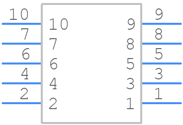 MC-254-10-00-ST-SMD - Multicomp Pro - PCB symbol