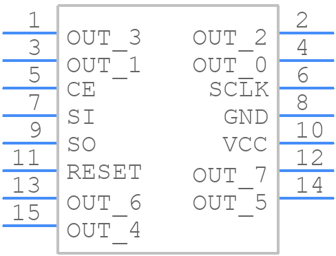L9822E - STMicroelectronics - PCB symbol