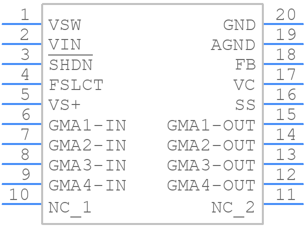 LM3211MTX-ADJ - Texas Instruments - PCB symbol