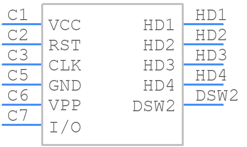 SF56S006V4BR2000 - JAE - PCB symbol
