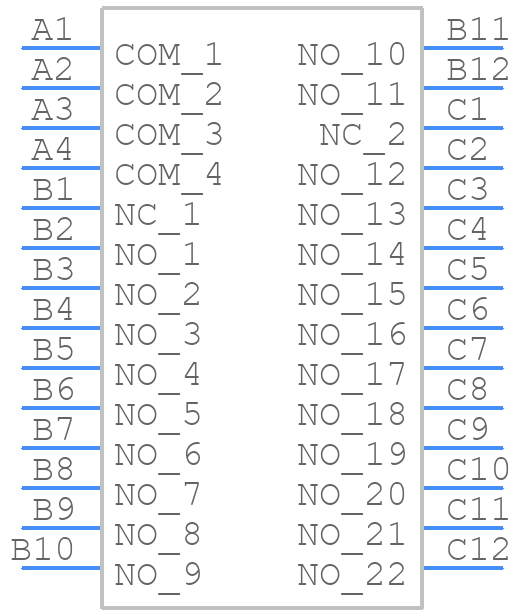 MIL2112B12NSD25 - LITTELFUSE - PCB symbol