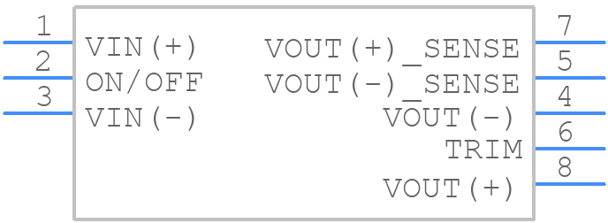 UIQ48T48050NDA0G - Bel Power Solutions - PCB symbol