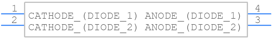 BAS40-07 - Nexperia - PCB symbol