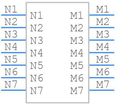 87230-7 - TE Connectivity - PCB symbol