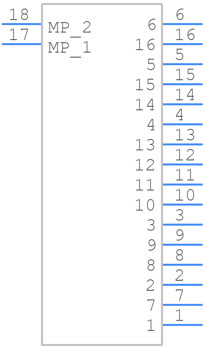 ZE05H-16DP-2H - Hirose - PCB symbol