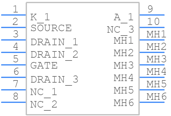 BSM180C12P3C202 - ROHM Semiconductor - PCB symbol
