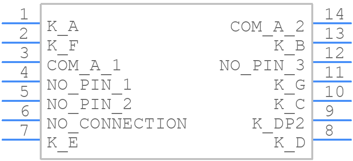 SA03-11PBWA/A - Kingbright - PCB symbol