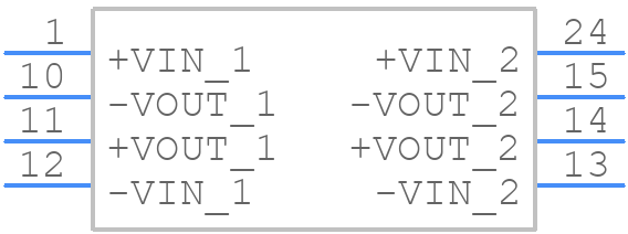 RW-0509S - RECOM Power - PCB symbol