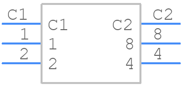 R7V3H-10RA-V-B - Diptronics - PCB symbol