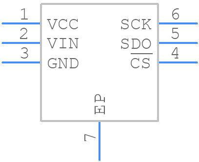 LTC2450CDC#TRMPBF - Analog Devices - PCB symbol
