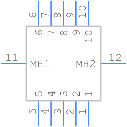 SRBV131803 - ALPS Electric - PCB symbol
