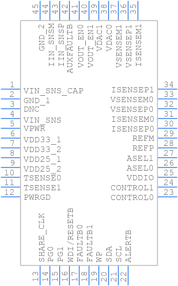 LTC2972CUJF#TRPBF - Analog Devices - PCB symbol