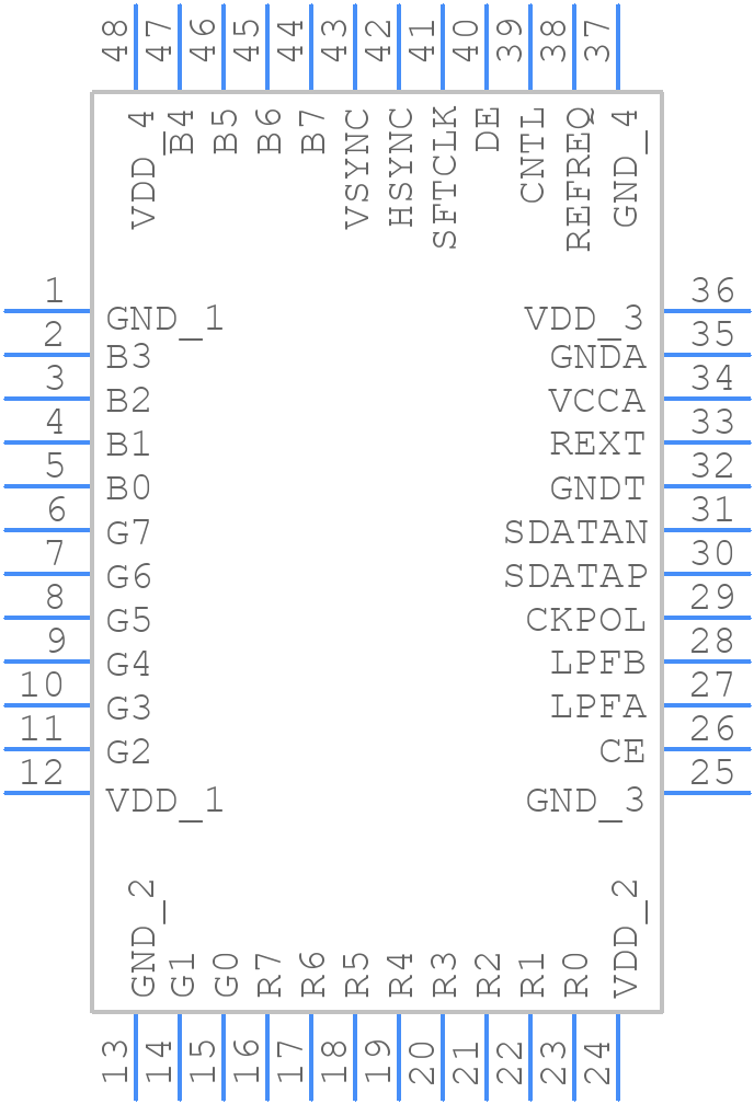 CXB1455R - Sony - PCB symbol