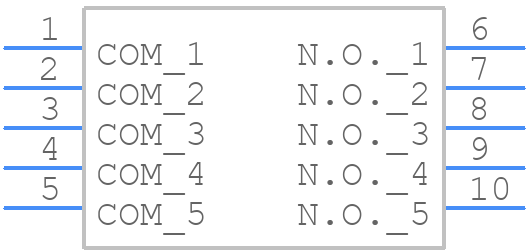 A6D-5100 - OMRON Electronics - PCB symbol