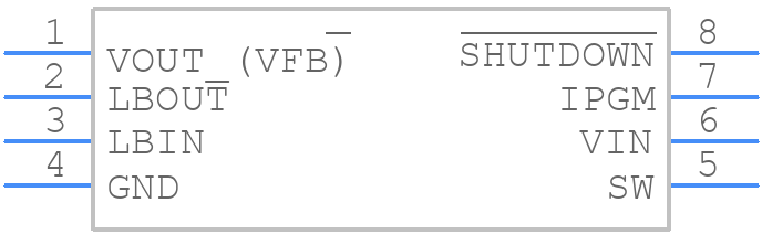 LTC1174IS8 - Analog Devices - PCB symbol