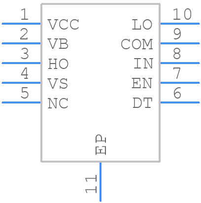 DGD0506AFN-7 - Diodes Incorporated - PCB symbol