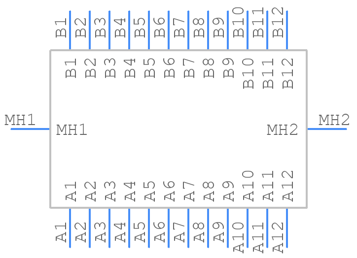FCN-364P024-AU - FCL Components - PCB symbol