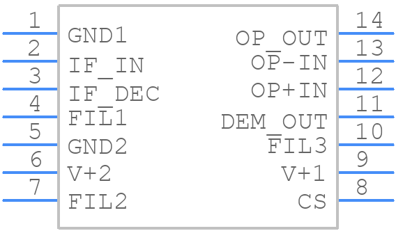 NJW2311V - Nisshinbo - PCB symbol