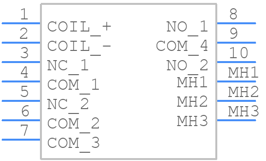 SFS4-PS - Panasonic - PCB symbol