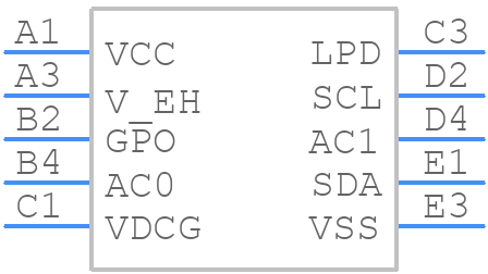 ST25DV04K-JFR6L3 - STMicroelectronics - PCB symbol