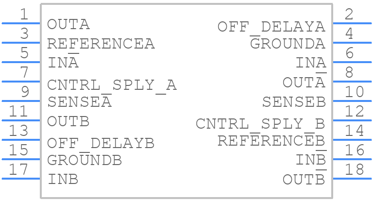 SLA7024MLF871 - Allegro Microsystems - PCB symbol