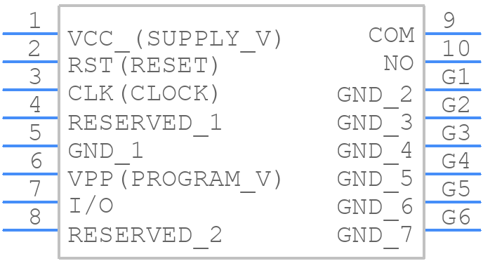 104118-0811 - Molex - PCB symbol