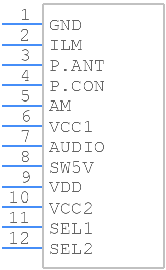 BD4912 - ROHM Semiconductor - PCB symbol