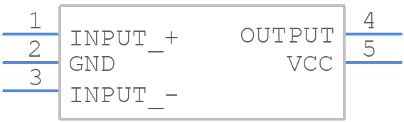 TS321CX5 RFG - Taiwan Semiconductor - PCB symbol