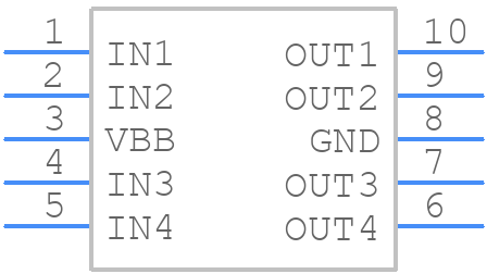 A3909GLNX-T - Allegro Microsystems - PCB symbol
