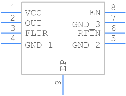 LTC5597HDC#TRPBF - Analog Devices - PCB symbol