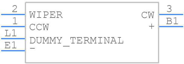 PTL60-19G1-503B2 - Bourns - PCB symbol