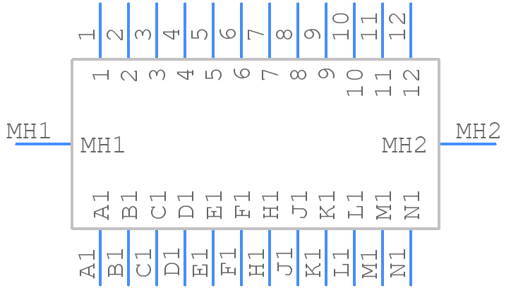 305-024-520-202 - EDAC - PCB symbol