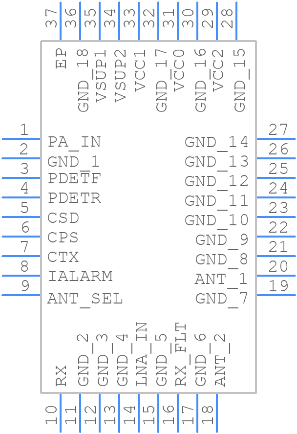 SKY65362-11 - Skyworks - PCB symbol