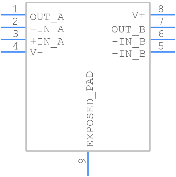 LT6004HDD#PBF - Analog Devices - PCB symbol
