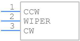 CT-9EW502 - Nidec Copal - PCB symbol