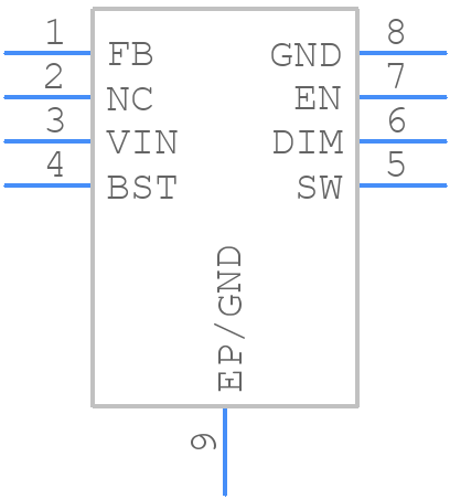 MP9485GN-Z - Monolithic Power Systems (MPS) - PCB symbol
