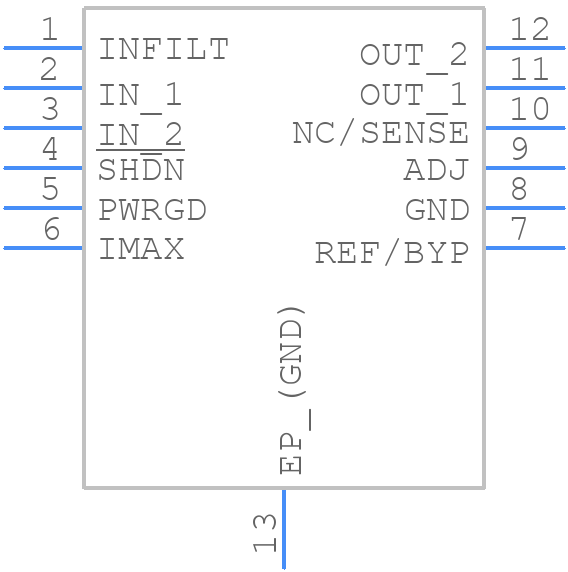 LT3066EMSE-3.3#TRPBF - Analog Devices - PCB symbol