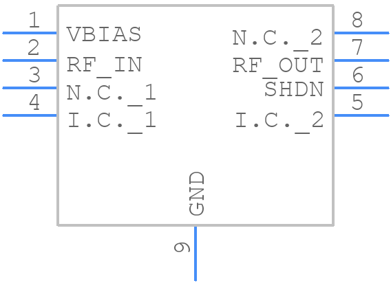 BGU8051X - NXP - PCB symbol