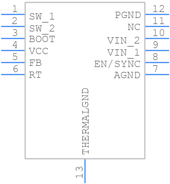 LMR23630DRRR - Texas Instruments - PCB symbol