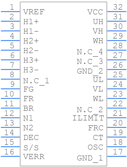 NJW4303 - Nisshinbo - PCB symbol