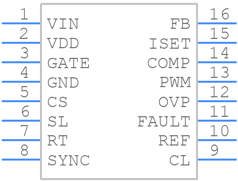 MP4012DS-LF - Monolithic Power Systems (MPS) - PCB symbol