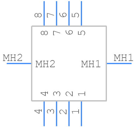 0430450824 - Molex - PCB symbol