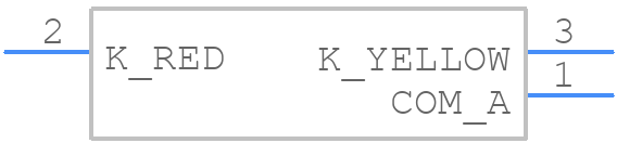 APBA3010EYC-GX - Kingbright - PCB symbol
