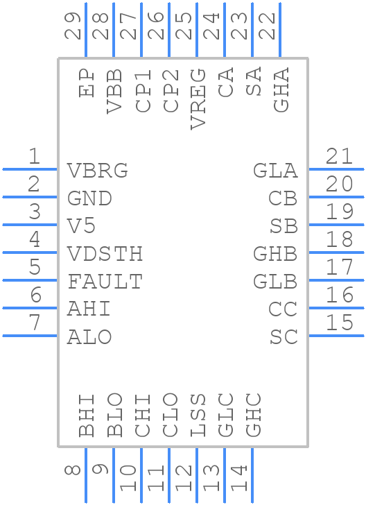 A4919GETTR-5-T - Allegro Microsystems - PCB symbol