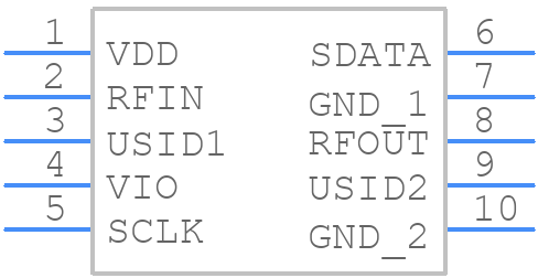 BGAU1A10E6327XTSA1 - Infineon - PCB symbol