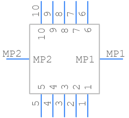 0430451019 - Molex - PCB symbol