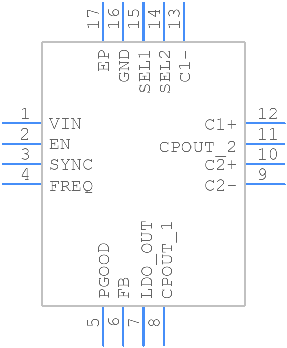 ADP5600ACPZ-R7 - Analog Devices - PCB symbol