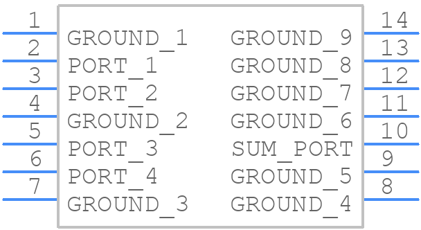 JS4PS-1W - Mini-Circuits - PCB symbol