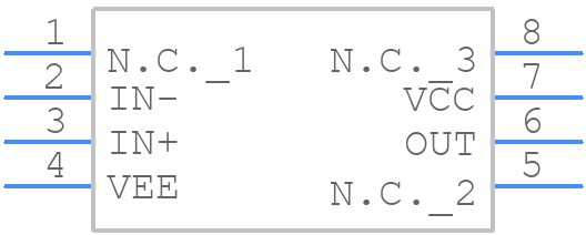 MAX4100ESA - Analog Devices - PCB symbol