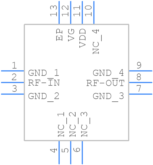 TSS-44+ - Mini-Circuits - PCB symbol